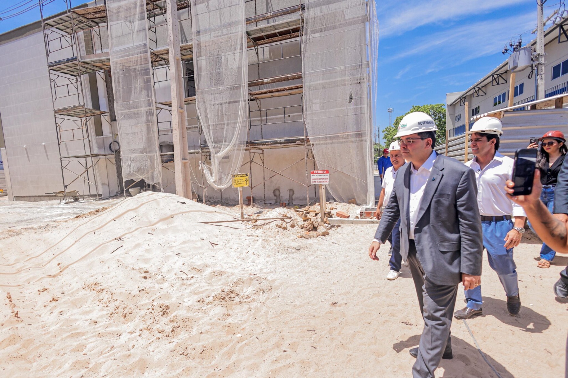Reforma do prédio da Uespi. Foto: Gabriel Paulino